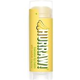 Hurraw! Banana Lip Balm: Organic, Certified Vegan, Cruelty and Gluten Free. Non-GMO, 100% Natural Ingredients. Bee, Shea, Soy and Palm Free. Made in USA