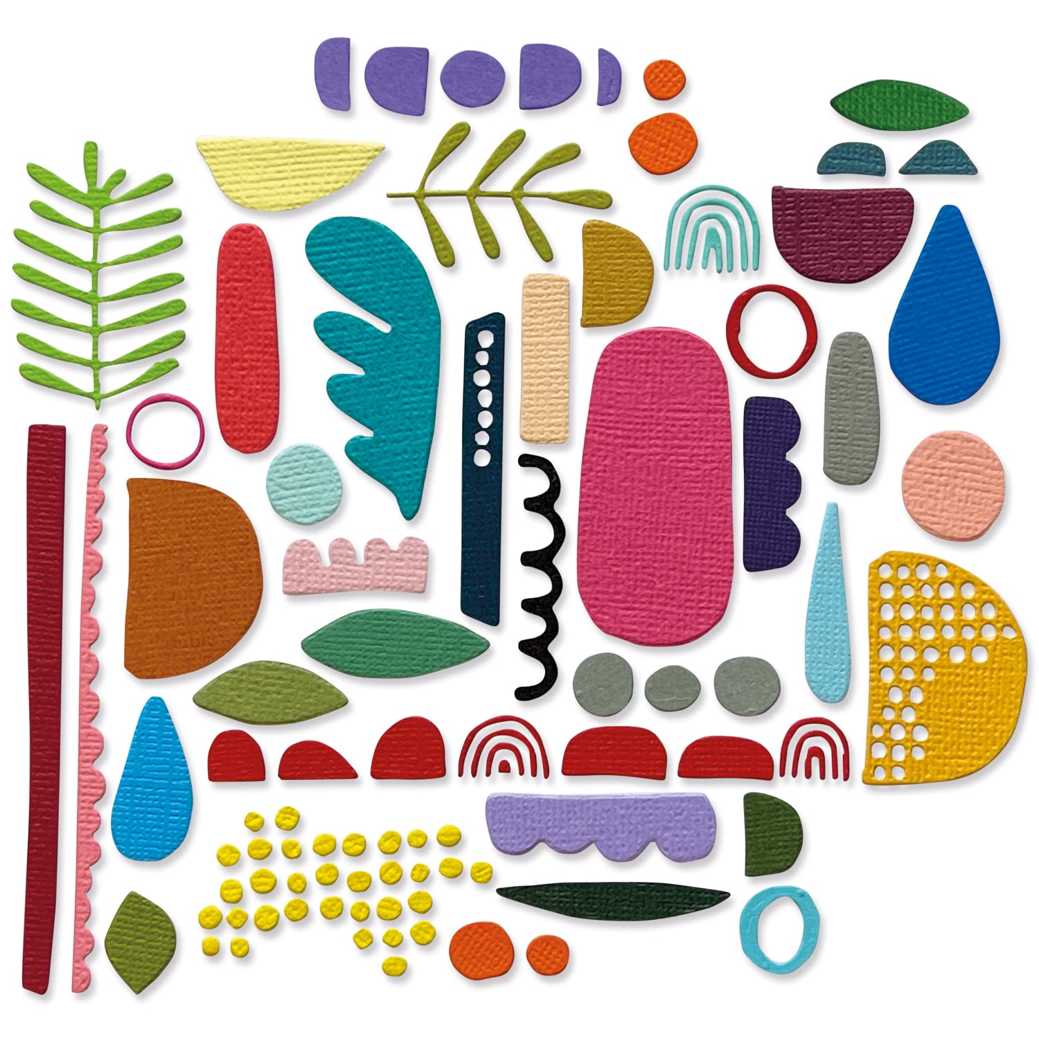 Sizzix Thinlits Die Set 43PK Abstract Elements by Tim Holtz, 666280