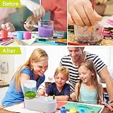 71Nmly Paint Brush Rinser Multifunctional Cleaner with 250ml Water Bottle view 3