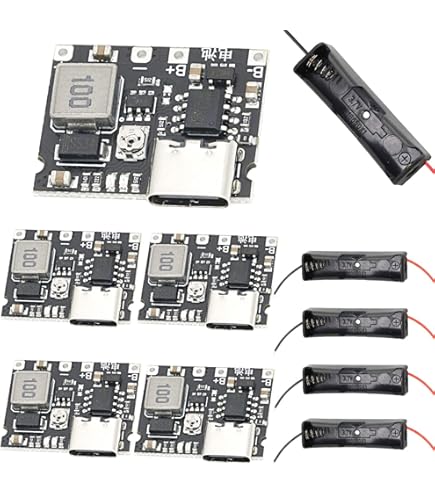 DAOKAI 10-Pack DC-DC Buck Converter Module - 12V To 3.3V 5V 12V Multi-Output Power Supply Board