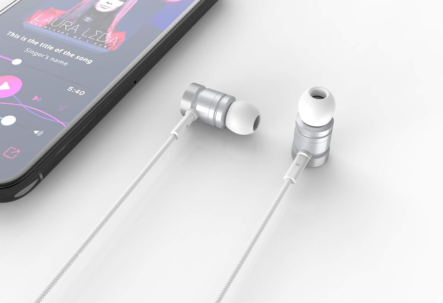 Roxel RX650 High Resolution Noise Isolating Earphone, Deep Bass and Rich Vocals with Built in Microphone - Image 3