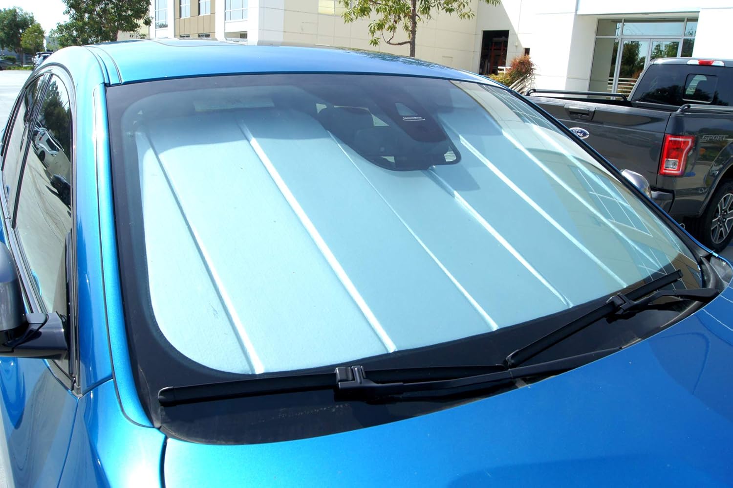 TuningPros SS134L Custom Fit Car Windshield Sun Shade Protector