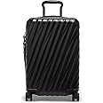 TUMI - 19 Degree International Expandable 4 Wheeled Carry-On - Hard Shell Suitcase - 21.8" X 14.0" X 9.0" - Matte Black Texture