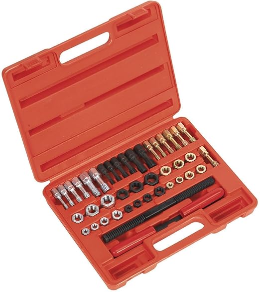 Ctool Universal 42Pcs Re Threading Tool Set Kit Metric Sizes UNF and
