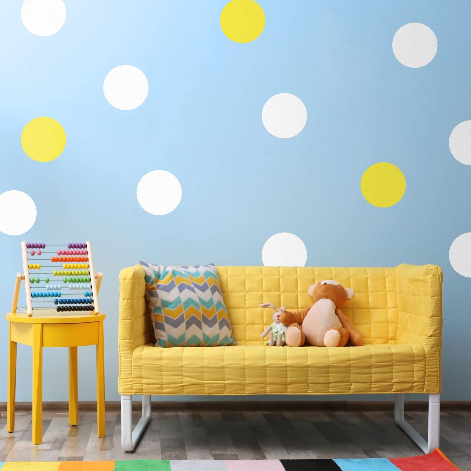 Circle Wall Stickers | Lots of Colours Options Available | Perfect for a Baby's Nursery or Child's Bedroom