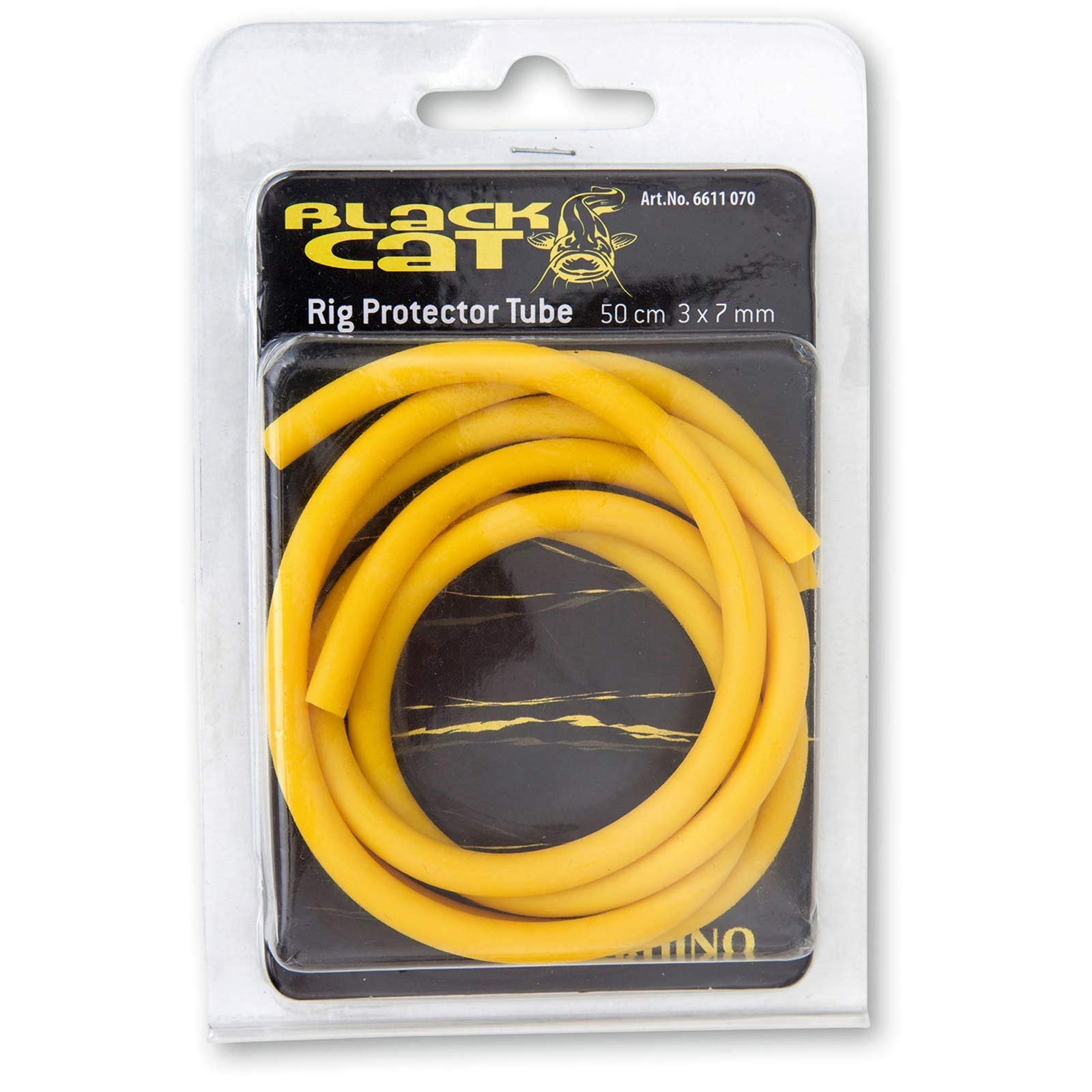 Black Cat Rig Tube 1 m Diameter 2 mm Yellow