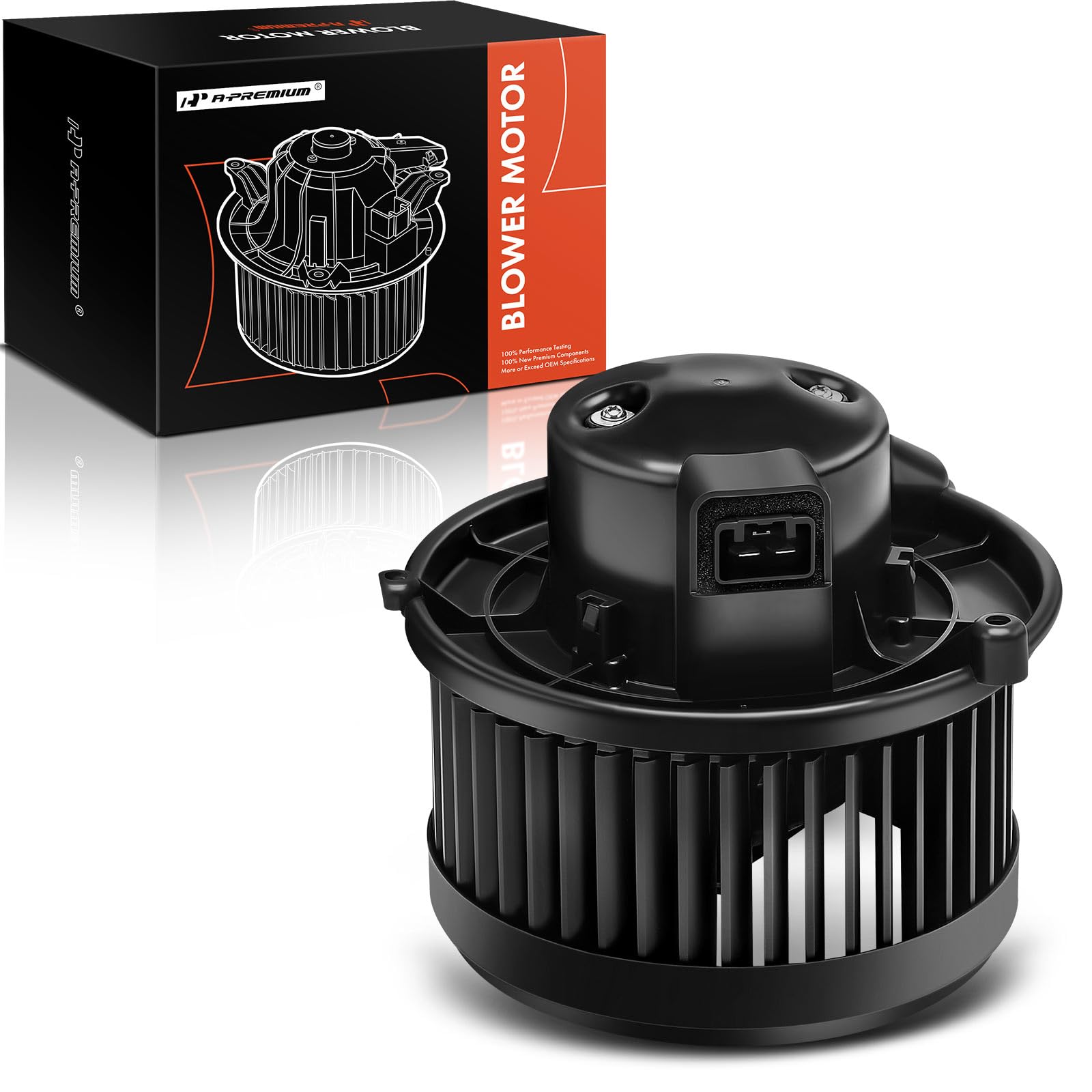 Photo 1 of A-Premium HVAC Heater Blower Motor Assembly Compatible with Chevy, GMC, Pontiac & Saturn Vehicles - Captiva Sport, Equinox, Terrain, Torrent, Vue - Front Side