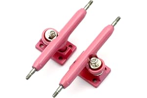 RACOFSB A1 Pro Fingerboard Trucks 36mm 34mm 32mm with New Base and Pivot Cup (36mm Pink)