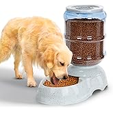 Kenond 11L Gravity Automatic Dog Feeder, Dog Food Dispenser for Large Breed | Wide Mouth, Easy to Clean/ Gravity Filled/ Large Capacity/ Multi Pet Home