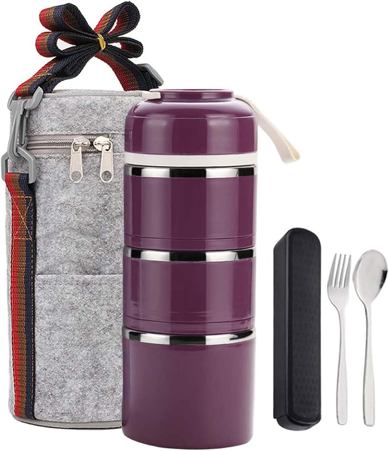 stackable lunch thermos