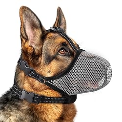 Dog Muzzle,Mesh Soft Muzzle for Small Medium Large