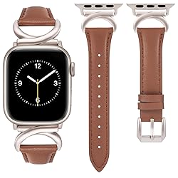 Minyee Leather Bands Compatible with Apple Watch