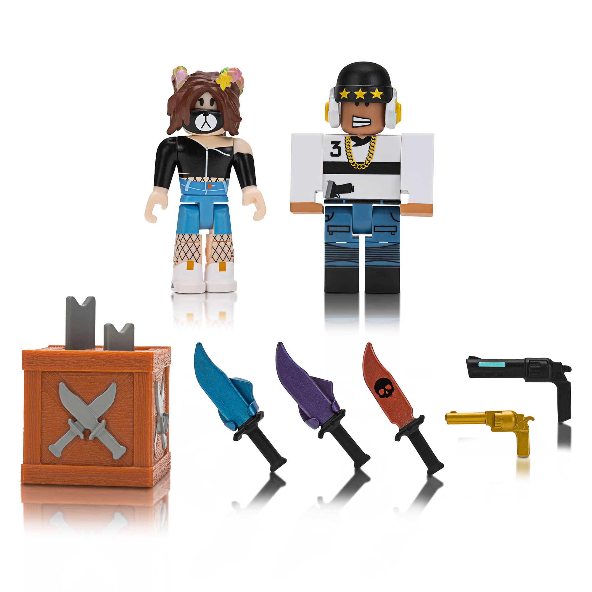 Roblox ROB0209 Murder Mystery 2 Game Pack [Includes Exclusive Virtual Item],