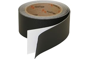 FindTape Handrail Grip Tape – 2 in x 10 ft Anti Slip Grip Tape Roll, Non Slip Adhesive for Handrails, Stair Rails, Deck Rails, and More Indoor & Outdoor Applications (Black, 2 in x 10 ft)