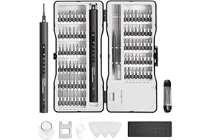 MAVHTEL Electric Screwdriver Set, 97 in 1 Mini Cordless Precision Screwdriver, Anti-slip Handle, LED Lighting, Dual-speed Adjustment, Long Battery Life, Covers All Work Scenarios