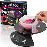 FRAMAR Hair Color Scale for Hair Salon, Digital Scale for Hair Color | Food for Kitchen, Stylist, Easy to Clean, Accurate, Elegant Black