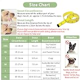 Mayerzon Dog Muzzle Soft Mesh XS Black for Small to Large Dogs view 3