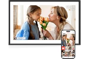 ApoloSign Digital Picture Frame 15.6 inch, WiFi Digital Photo Frame with 32GB Storage, 1920x1080 FHD IPS Touch Screen, Auto-Rotate, Easy Setup to Share Photos or Videos Instantly via Frameo App