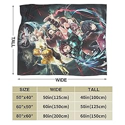 Anime Ultra Soft Throw Blanket Cozy Warm Flannel