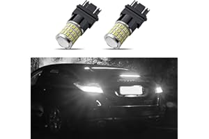 PACLVIO 2Pcs 3157 LED Bulbs, 3056 3156 3057 4157 LED Replacement Bulbs, Super Bright LED Turn Signal Bulbs for Front Rear Tur
