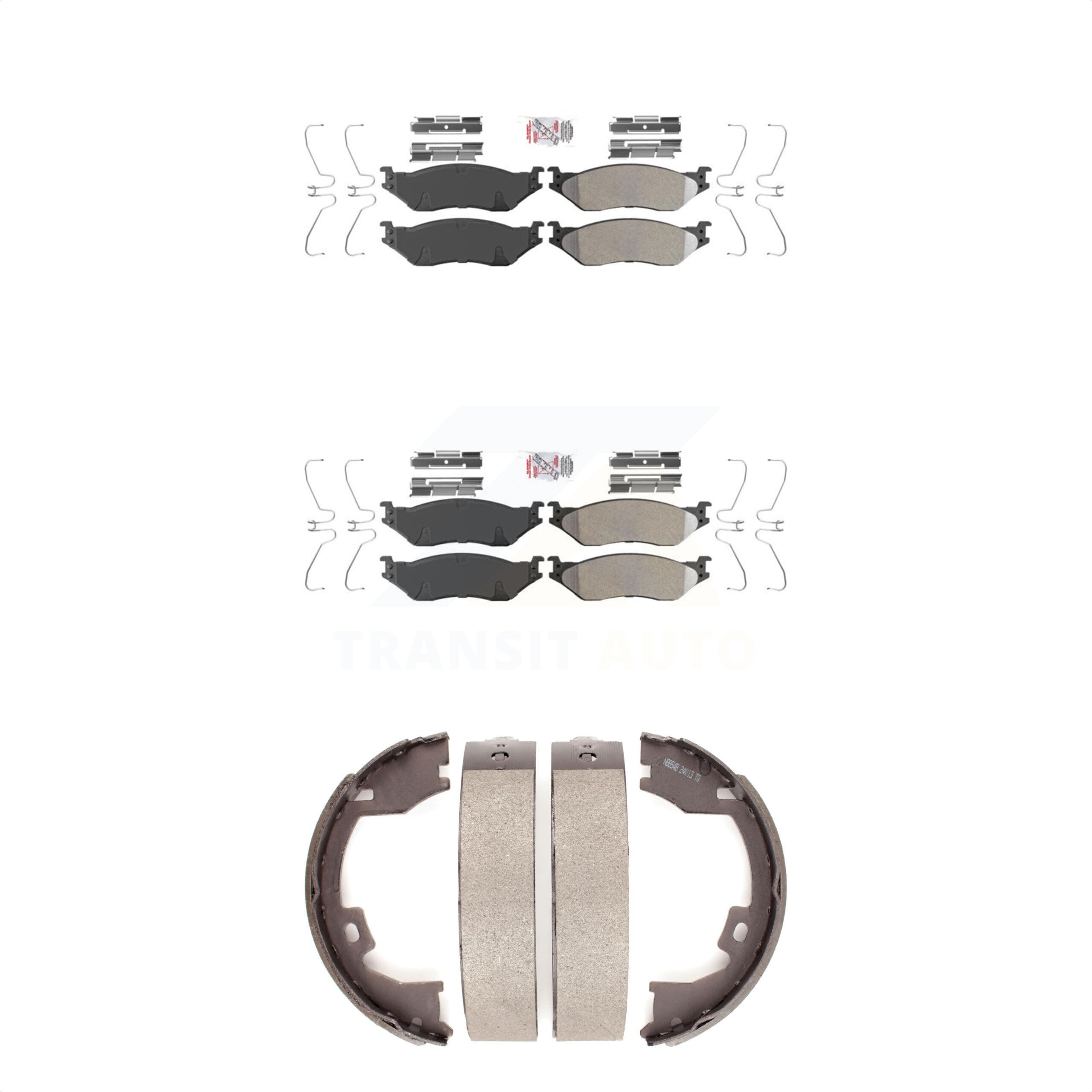 Transit Auto Front Rear Semi-Metallic Disc Brake