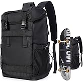 livbote Skateboard Backpack, Skateboard Bag for Men, Gym Backpack for Skateboarding, Sports, Travel, College