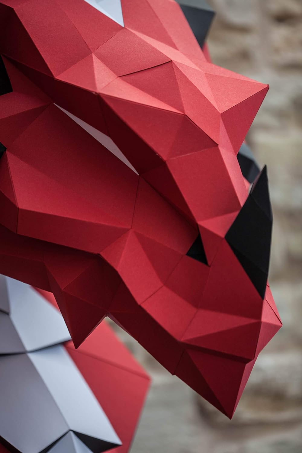 Amazon Com Origadream Papercraft 3d Puzzle Kit Dragon Trophy Got Pre Cut Kit For Adults Paper Craft Self Assembly Sculpture For Home Decor Handmade