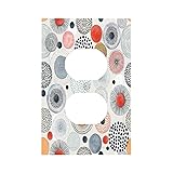 Decorative Outlet Covers Abstract Doodle Dandelion