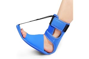 KTSAY Upgrade Plantar Fasciitis Night Splint & Relief Brace with Adjustable Straps - Support for Achilles Tendonitis, Heel Spur Pain, Day & Night Use