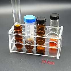 LSVERDE 1 pcs Acrylic Test Tube Rack 8 Wells for