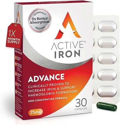 Solvotrin Active Iron Advance Supplement 25mg - 30 Capsules