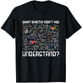 Physics Formulas Funny Science Geek Gift Physics T-Shirt