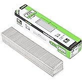 meite 18 Gauge Stainless Steel Brad Nails, 1 Inch 18GA Brad Nails, 304 Stainless Steel Small Finishing Nail Gun Nails for Pne