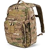 5.11 Tactical Backpack, RUSH 12 2.0 Military Survival Molle Back Pack with Laptop Compartment, Small, 24L, Multicam, Style 56562ABR