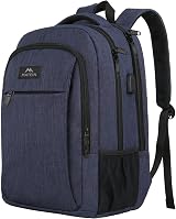 MATEIN 15.6 inch Travel Laptop Backpack Navy Blue USB Charging Anti Theft view 4