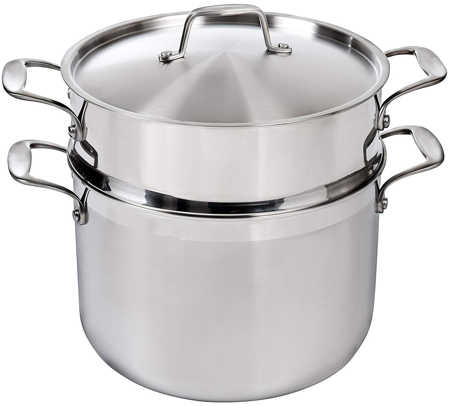 Duxtop Whole-Clad Tri-Ply Stainless Steel Induction Cookware Set, 14PC Kitchen Pots and Pans Set