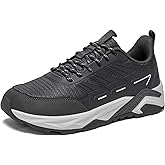 HOBIBEAR Men's Trail Hiking Shoes Wide Fit - Lightweight Low Top Breathable Sneakers for Walking, Trekking & Outdoor Adventure
