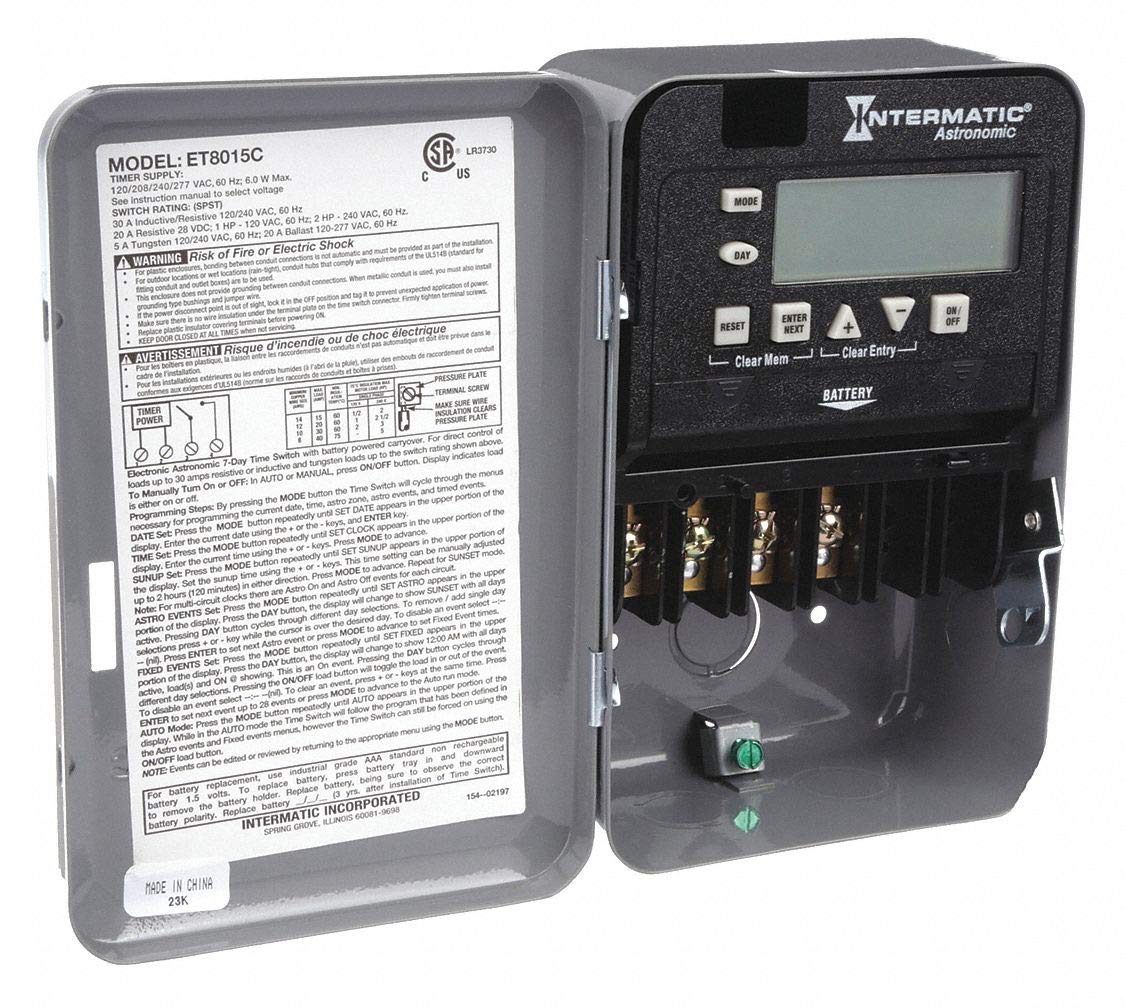 Electronic Timer Astro 7 Days Spst