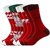 WANDER Men's Dress Socks Cotton Thin Classic Lightweight Socks 6/8 Pairs Solid & Patterned Soft Breathable Socks