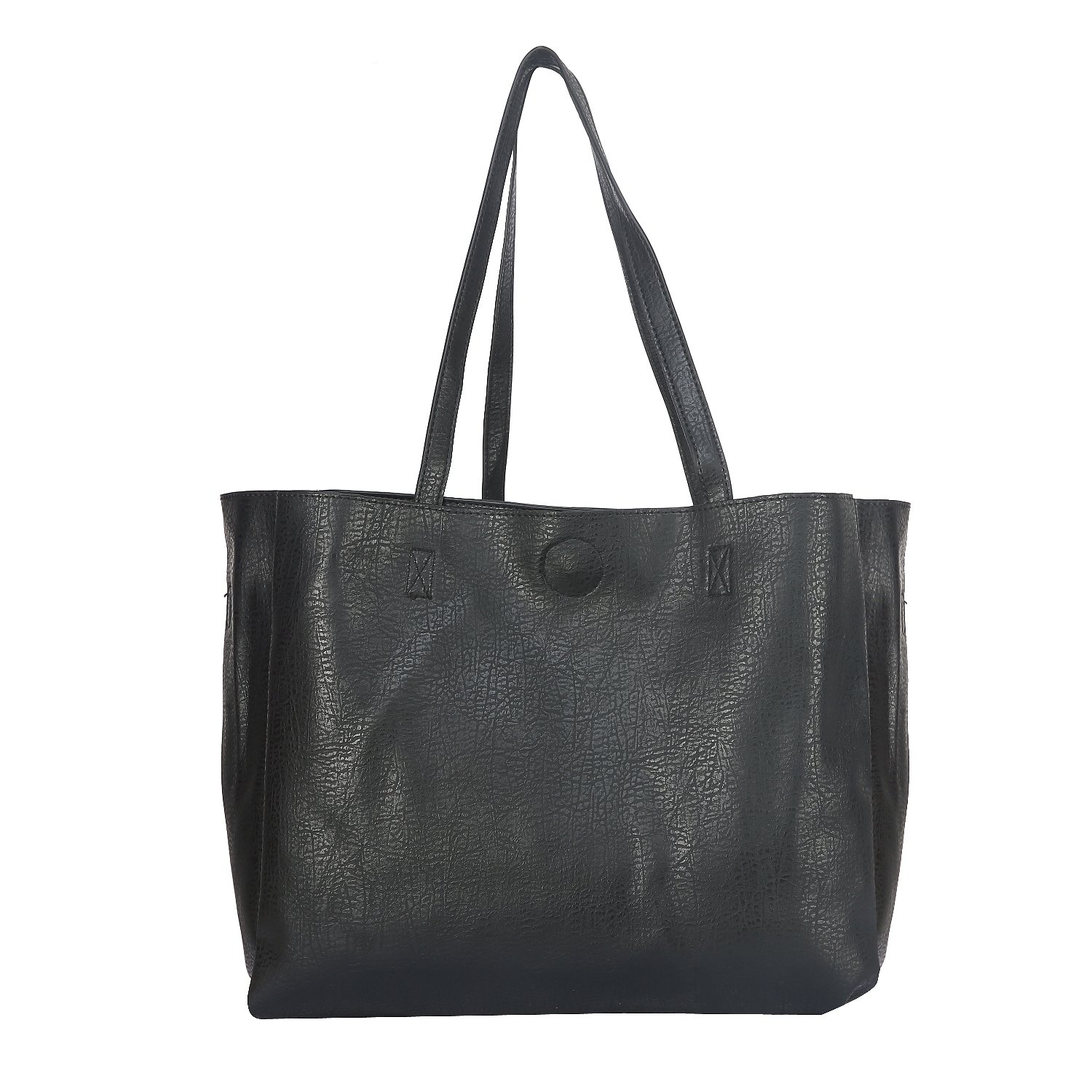 fiona trends women's pu zipper shoulder bag