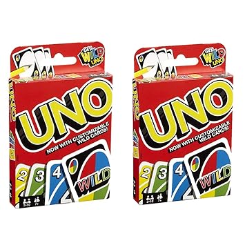 Mattel UNO Original Playing Card Game-Set of 2