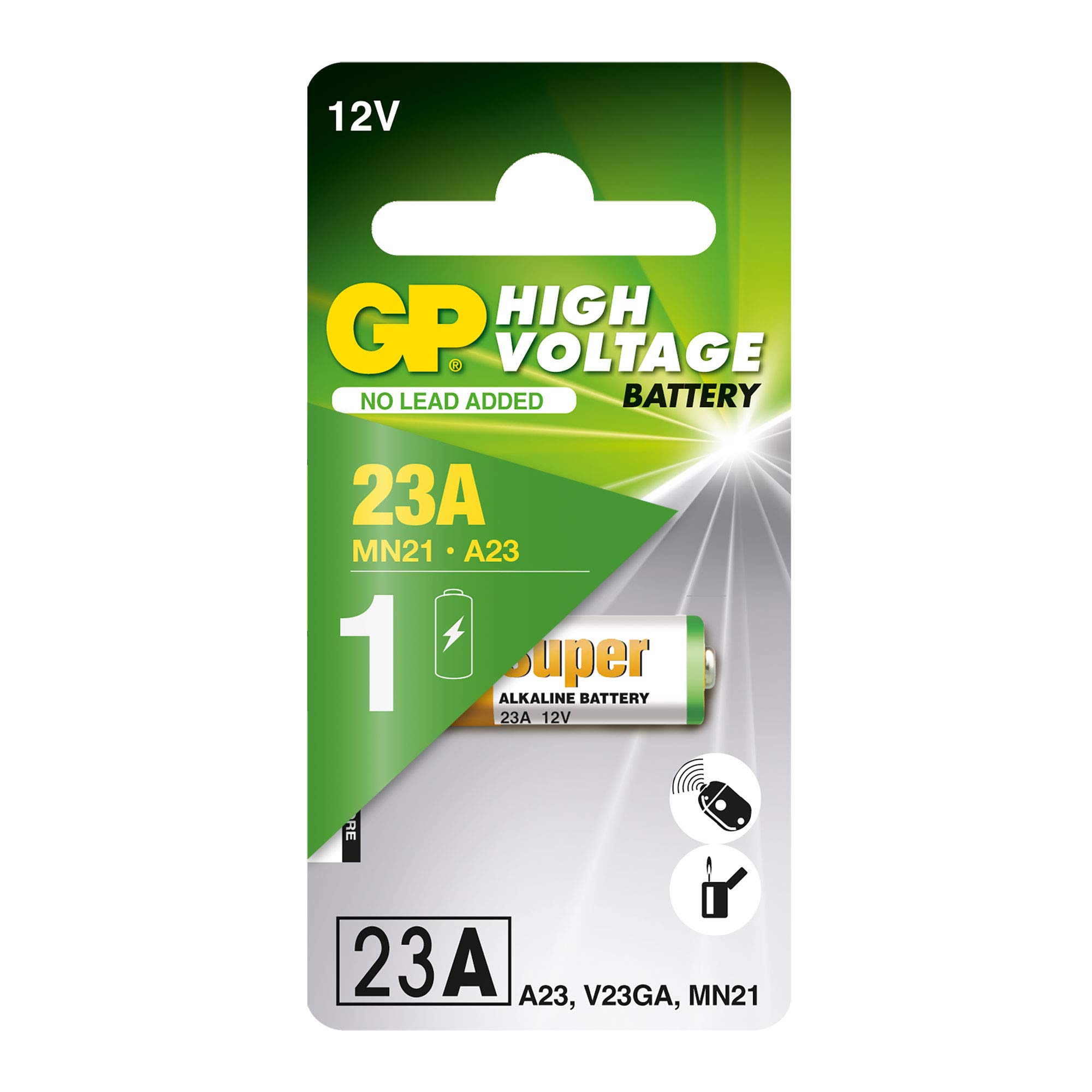 GP Batteries 23A 12 V High Voltage Alkaline Battery