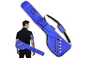 Golf Club Carry Sunday Bag Driving Range Practice Bags Men Womens Thick Waterproof Lightweight Small Foldable with Free 10Pac