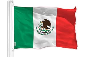 G128 Mexico Mexican Flag | 3x5 Ft | LiteWeave Pro Series Printed 150D Polyester | Country Flag, Indoor/Outdoor, Vibrant Color