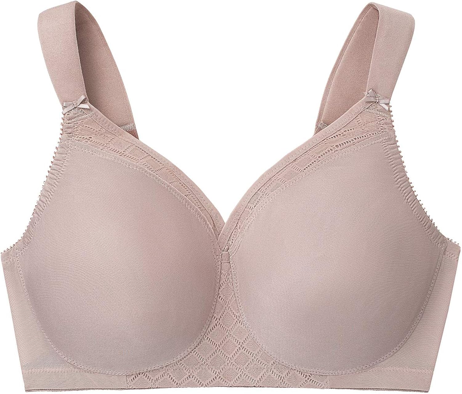 Glamorise Women's Full Figure MagicLift Non-Padded Wirefree T-Shirt Bra #1080 at  Women’s Clothing store