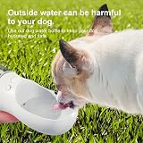 Emwel Dog Water Bottle 550ml Large Portable Water Feeder Leak Proof view 6
