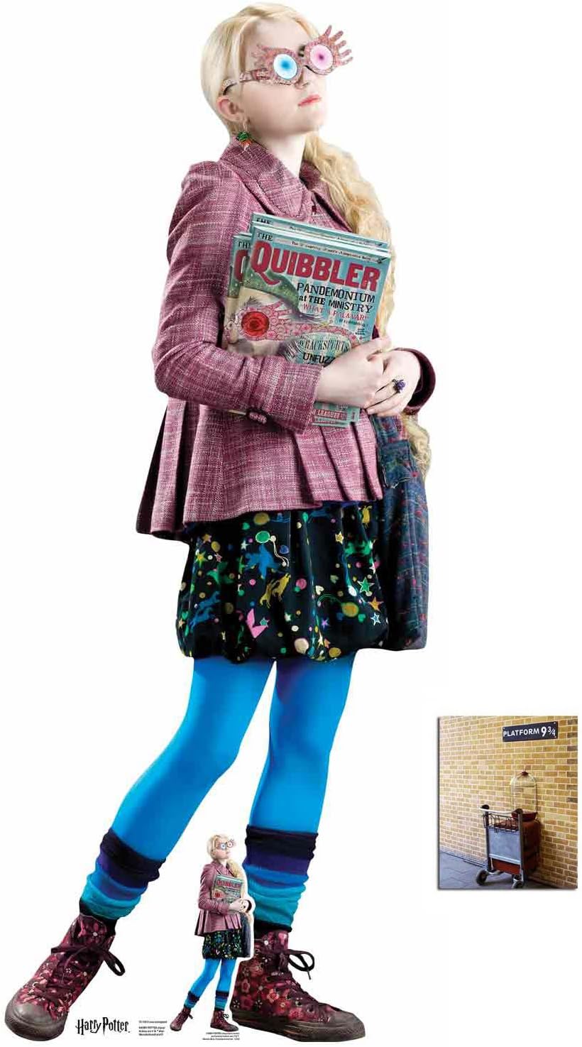 Fan Pack - Luna Lovegood (Evanna Lynch) Harry Potter Lifesize and Mini Cardboard Cutout/Standup - Includes 8x10 Star Photo