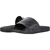 COACH Women's Udele Coated Canvas Slides