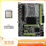 Lodokdre X58 Motherboard LGA1366 X5650 CPU DDR3 ECC Memory Graphics Card Support view 2
