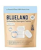 BLUELAND 100% Plastic-Free Dishwasher Detergent